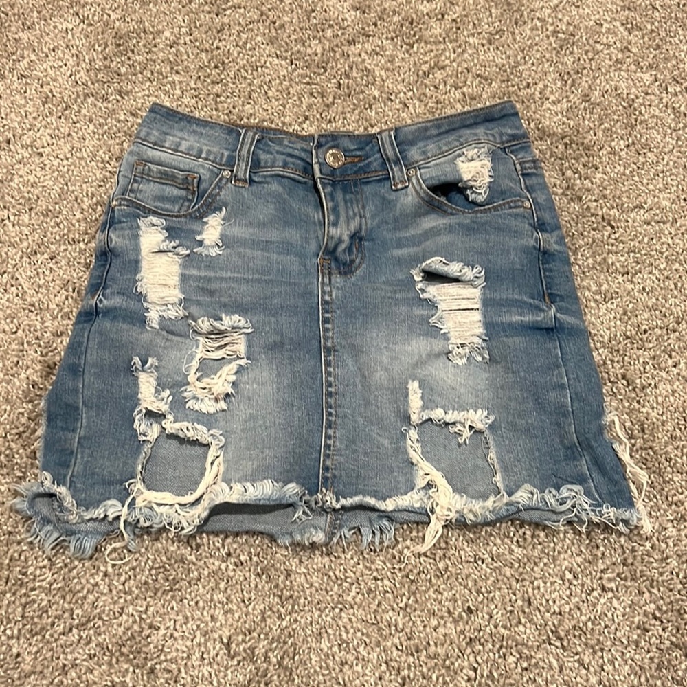 Forever 21 denim mini skirt